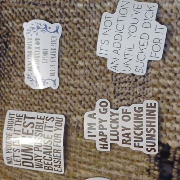 $4 Add-on New Colorful "Rude" Stickers - Set Of 30 - Picture 3 of 9